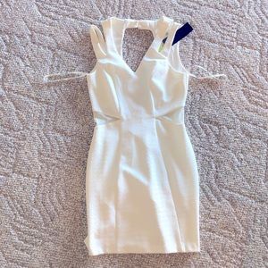 Ark&Co medium white bodycon dress NWT